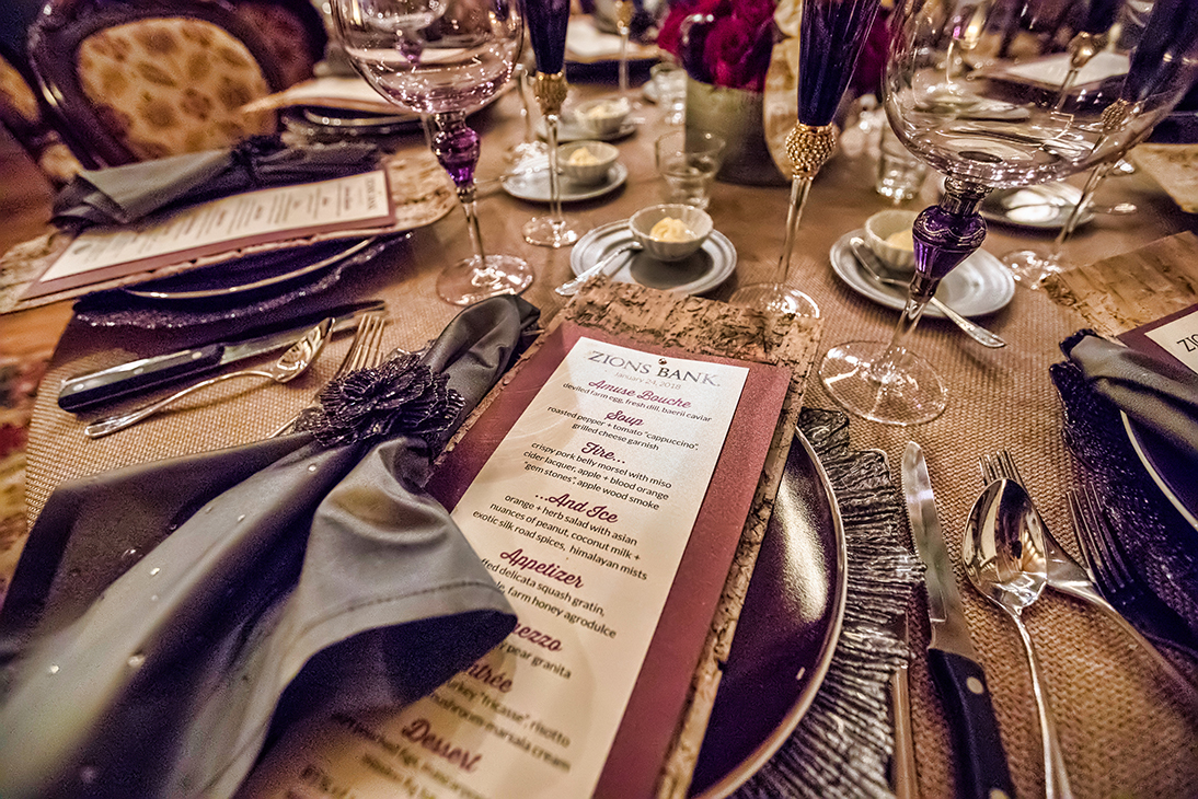 The dinner featured 8 courses, including our Fire and Ice specials.&nbsp;