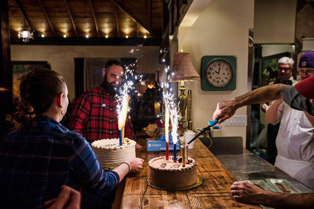 Our chefs also prepared special birthday cakes for 2 of the dinner guests who were celebrating their birthdays that day. Cheers!